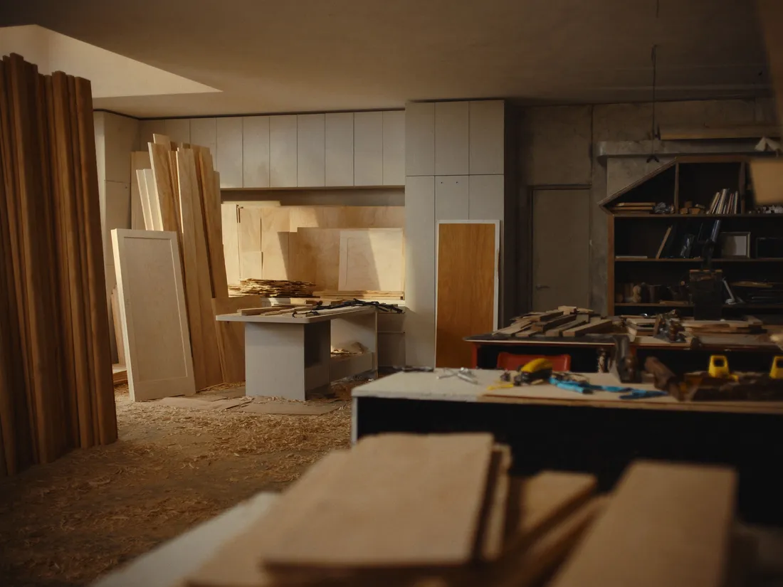 Inside the shop